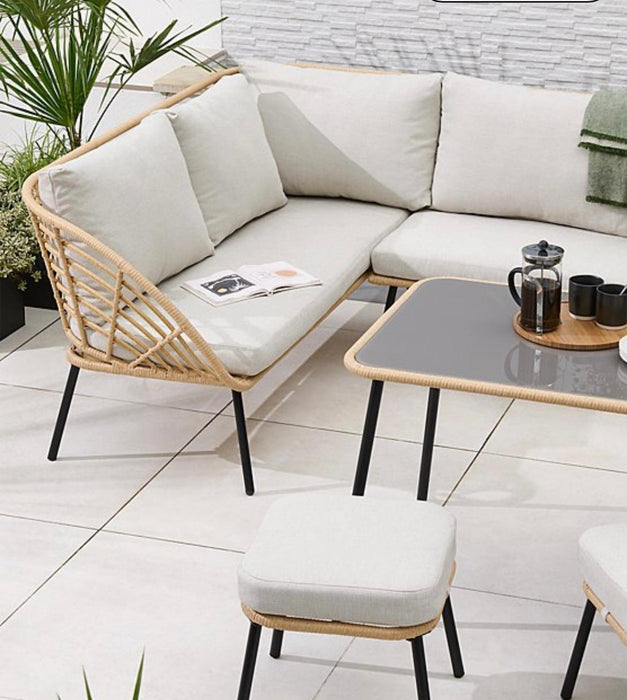 Mykonos Rattan Corner Dining Set